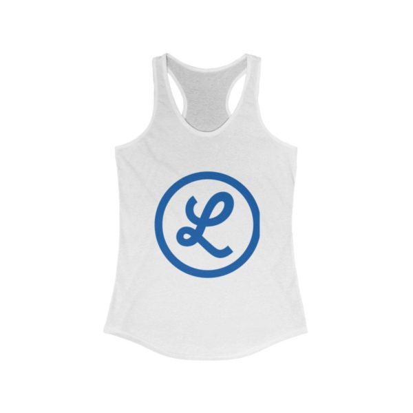 Lomita Chamber "L" Logo on Women's Ideal Racerback Tank