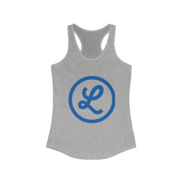 Lomita Chamber "L" Logo on Women's Ideal Racerback Tank