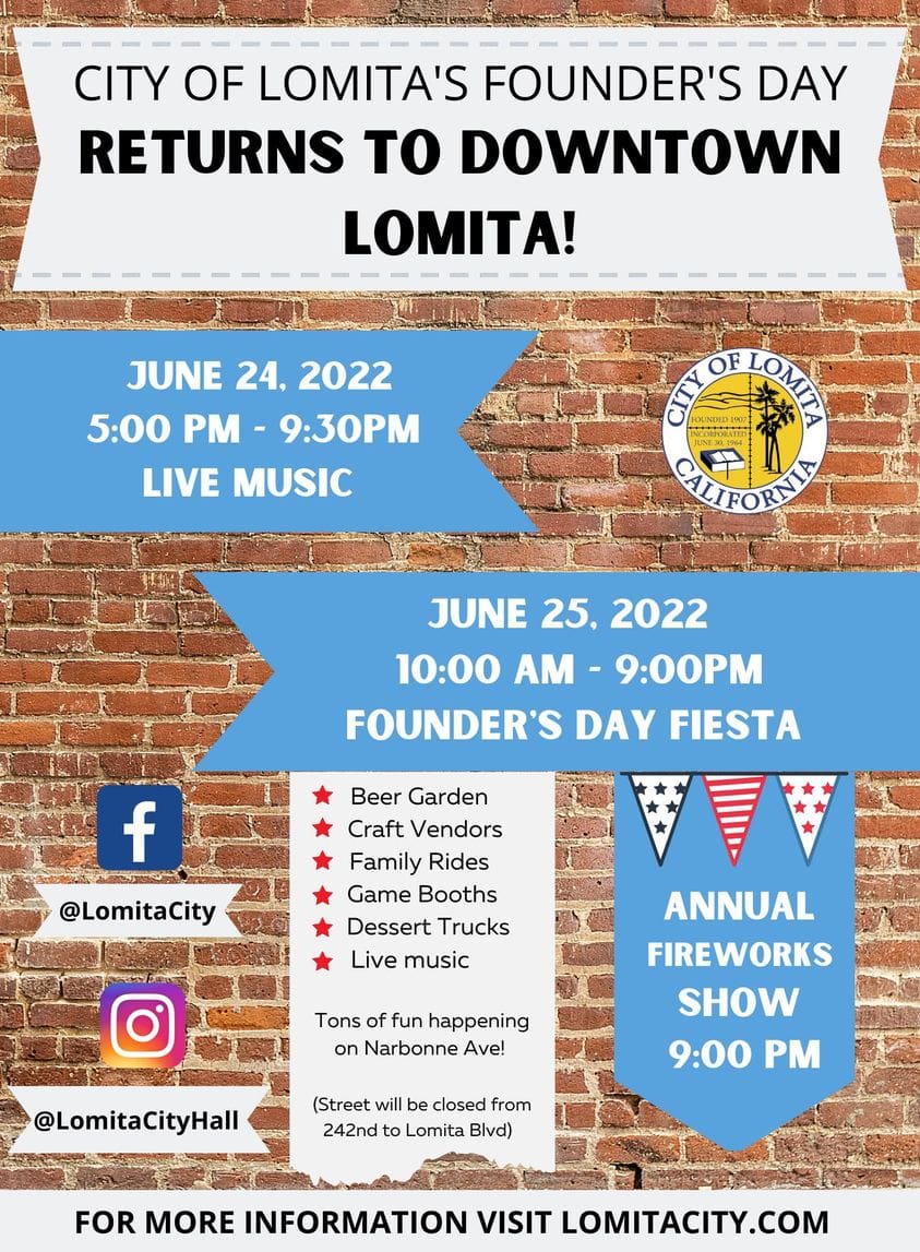 founders day lomita 2022