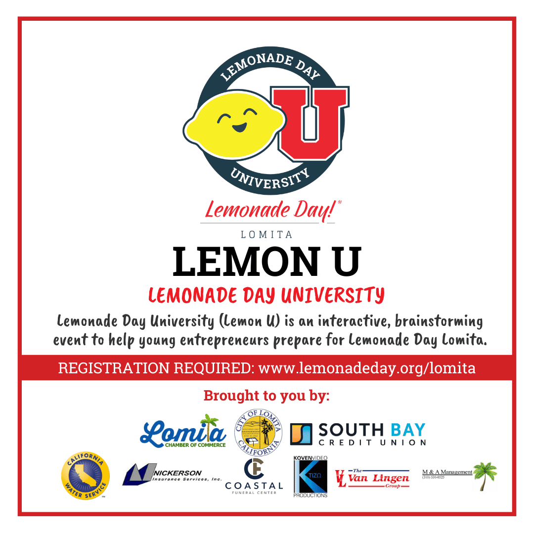 LEMON U (Lemonade Day University) Open to Registered Youth - Starts May 10th!