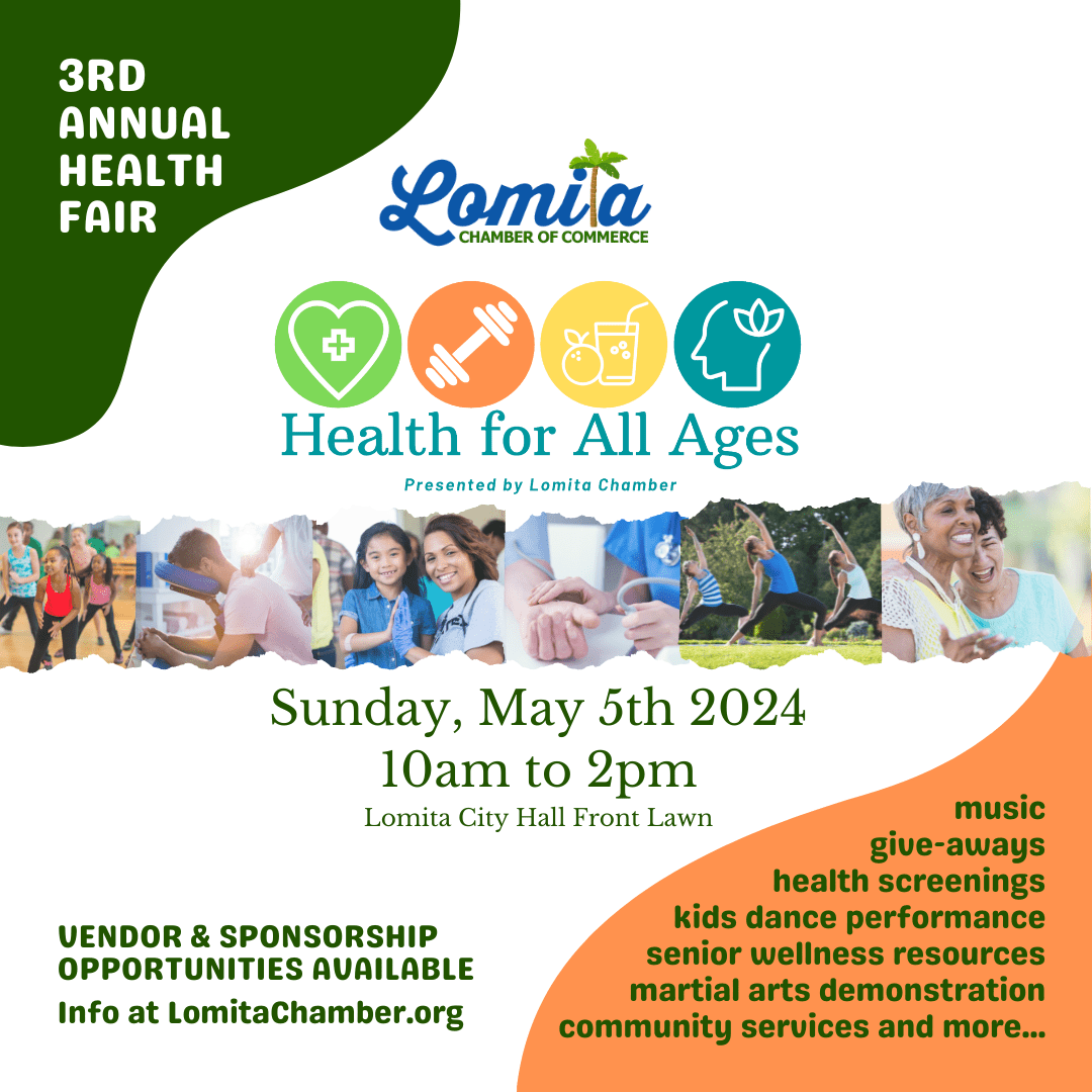 HEALTH FOR ALL AGES FAIR (Booths & Sponsorships deadline: March 31st)
May 5, 2024 10am - 2pm