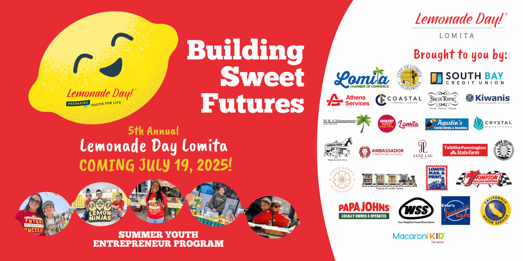 Header with sponsors july 9